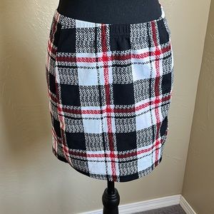 SHEIN Plaid mini skirt